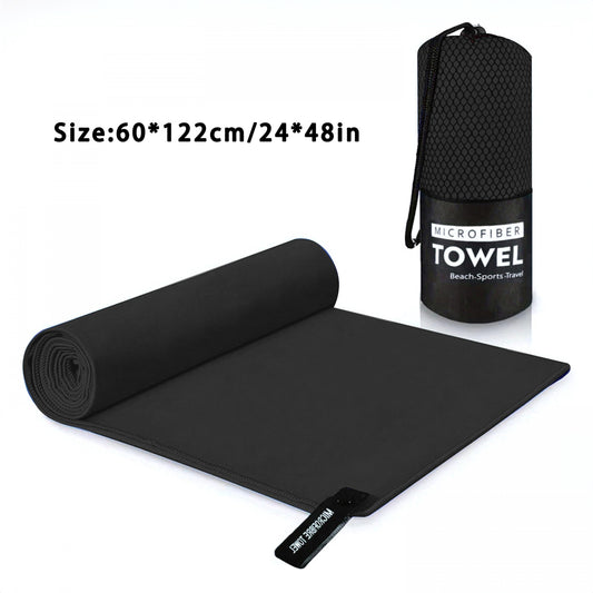 Microfiber Beach Towel Travel Sports Towel Absorbent Quick Drying Towel