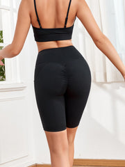 Cross Waist Yoga Shorts Tight Sports Shorts Women's Activewear