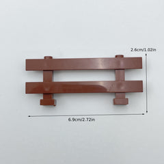 Wooden Fence Building Street View DIY Garden Decor Props Small Fence