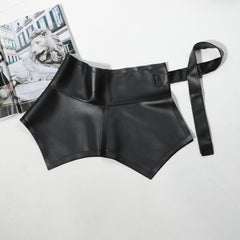 Lace up Cinch Belt Bowknot Wide Corset Waistband Adjustable Skirt Belt