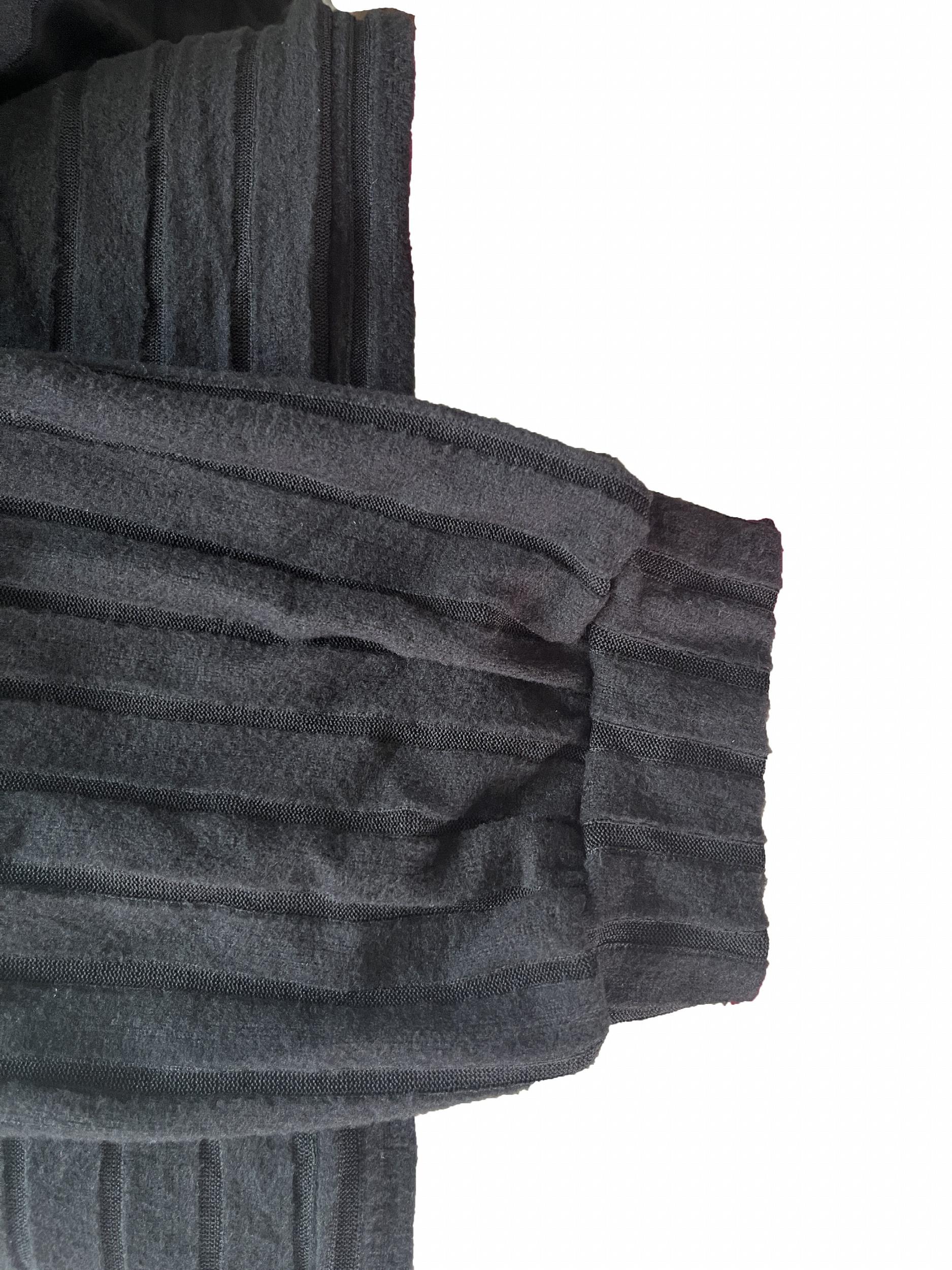 Open Front Cardigan Long Sleeve Ribbed Knit