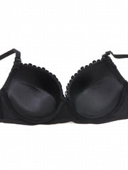 Lace Embroidery Push Up Padded Bra Women's Lingerie