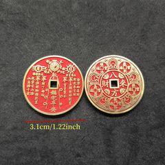 Money Bringing Flower Traditional Craftsmanship Lucky Pendant