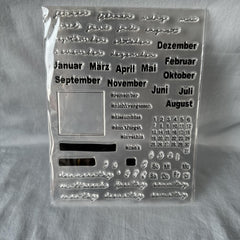 Clear Stamp For Scrapbooking And Card Making
