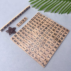 Wooden Letter Blocks for Word Games Pack of 144 or 720pcs