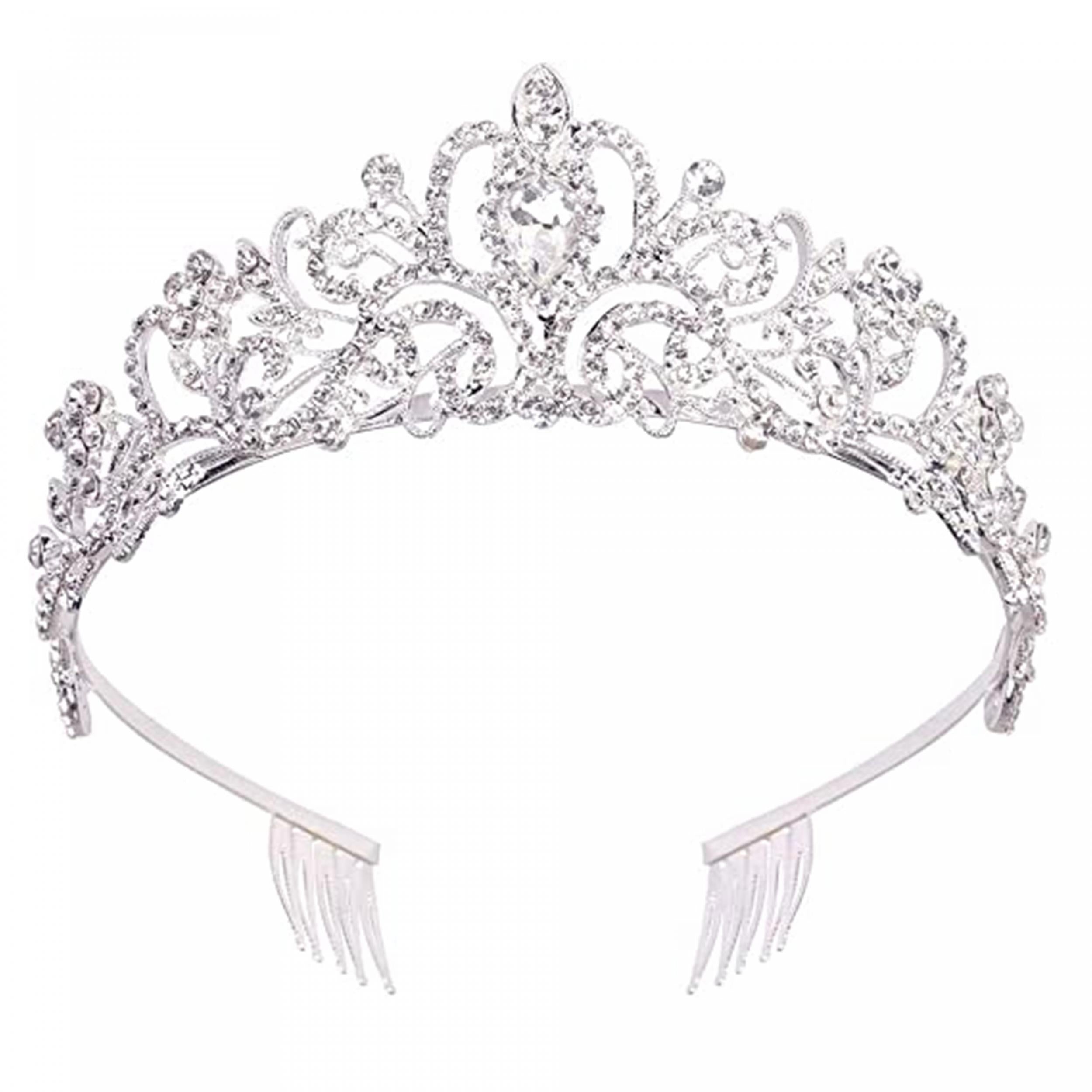 Girls Dressy Princess Crown Head Hoop For Birthday