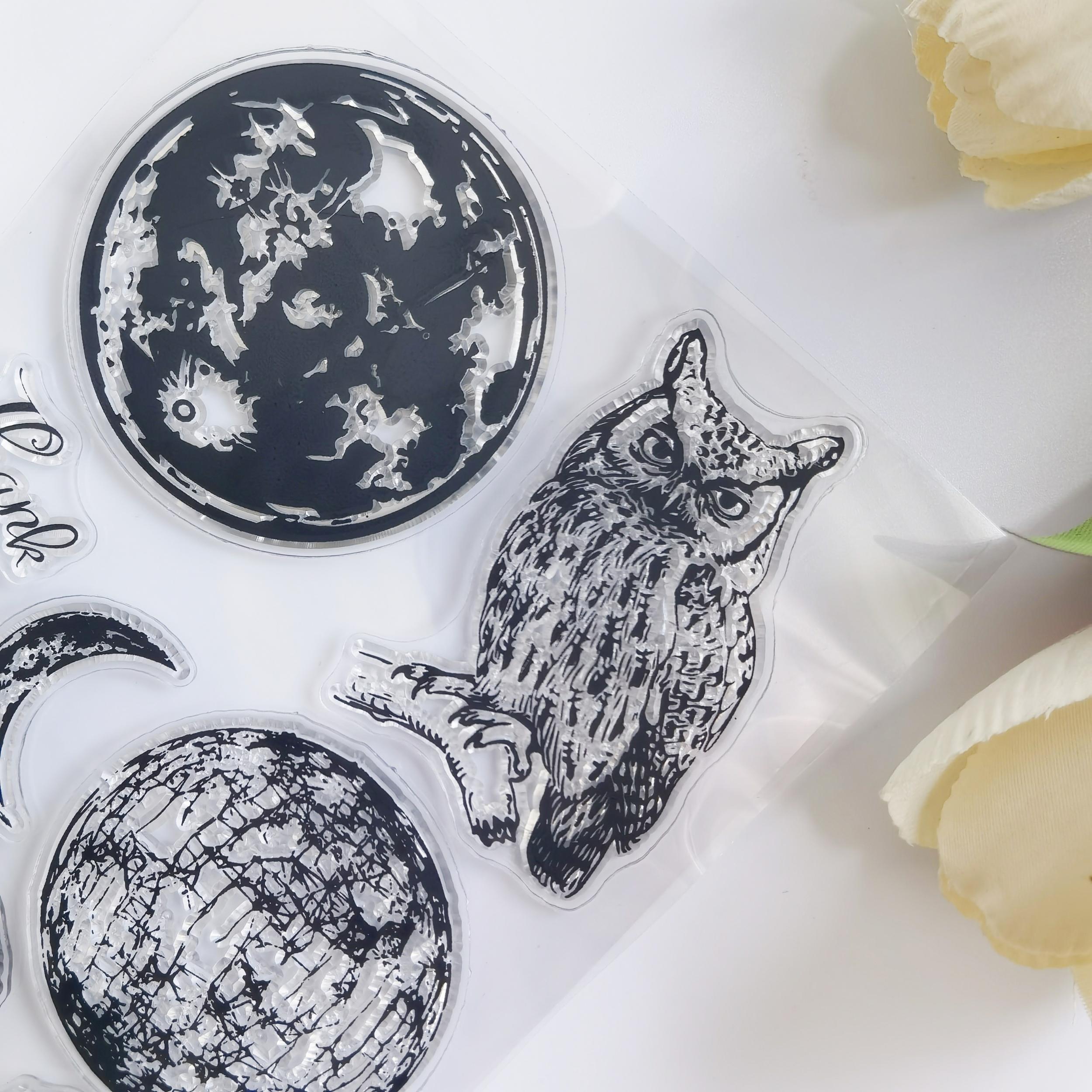 Moon Hand Clear Stamps Reusable Stationery Cartoon Stamps For Card Making