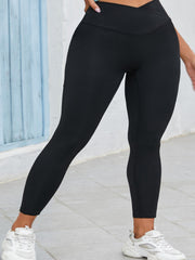High Waisted Tummy Control Yoga Leggings with Pockets