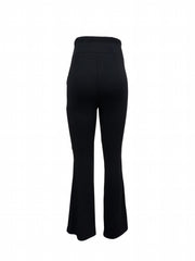 Slim Flare Leg Pants Casual Irregular Waist Pants Spring & Fall