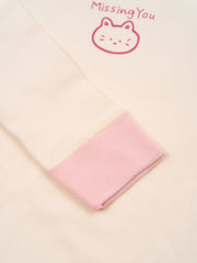 Toddler Cat Pajamas Long Sleeve Top & Pants Set Girl's Loungewear