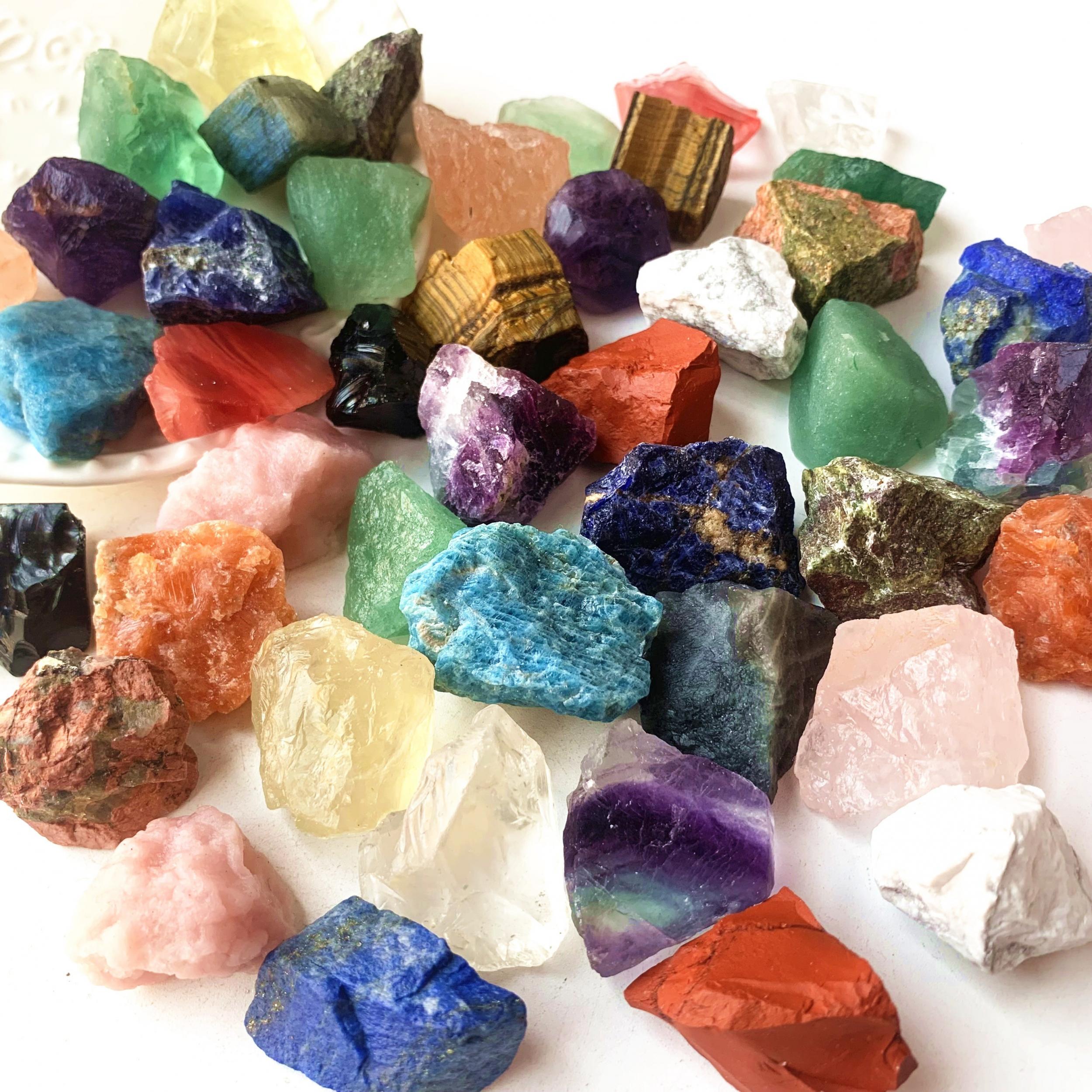 Large Mixed Rare Natural Crystal Gemstones