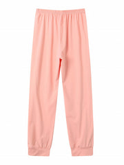 Bear Print Pajama Set Long Sleeve Top & Pants
