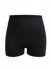 Sports Shorts Women's Plus Solid Hip Lifting High Rise