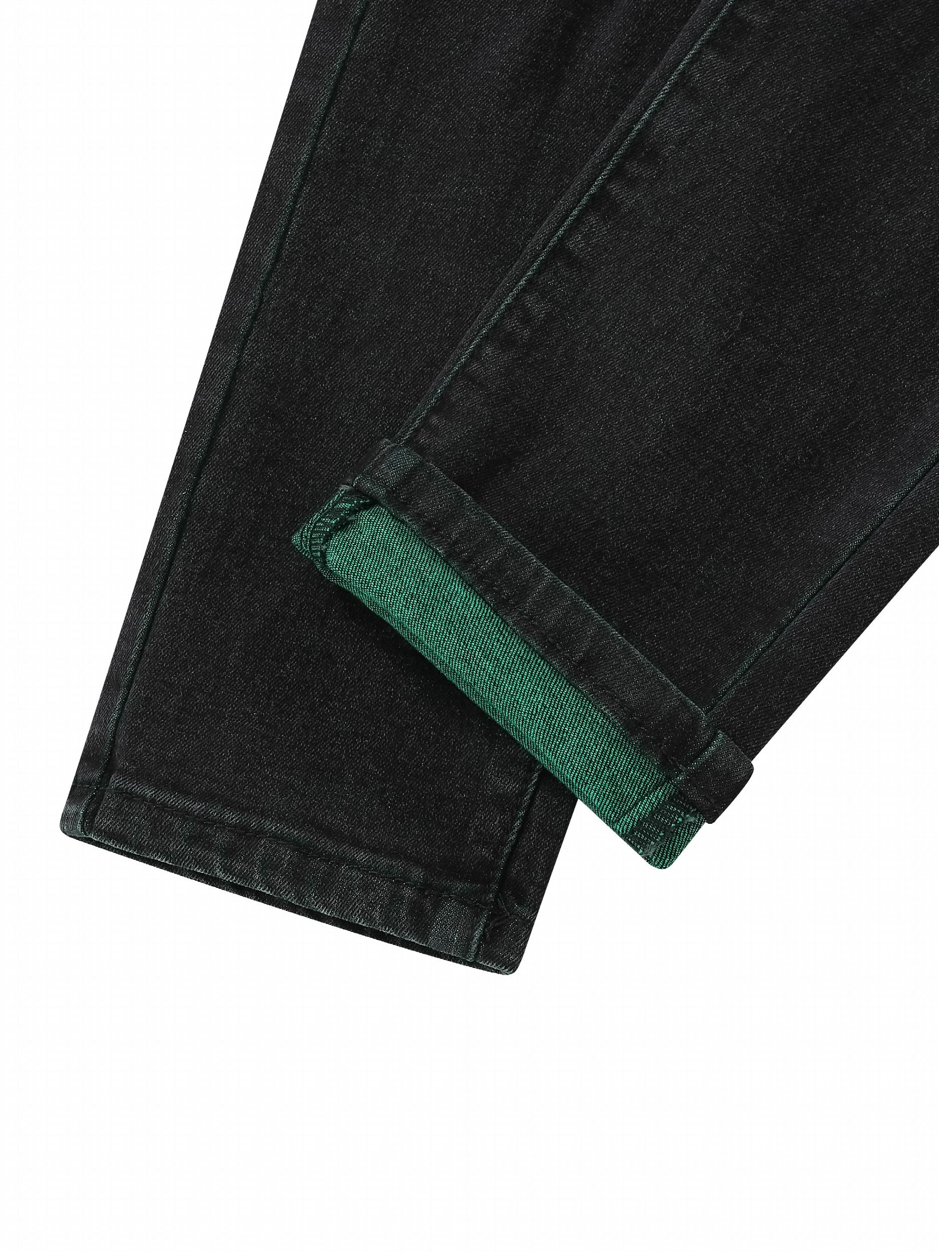 Boys Ripped Jeans Slim Fit Washed Denim Pants