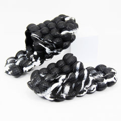Men's Massage Bubble Slides Non-Slip Spa Slippers