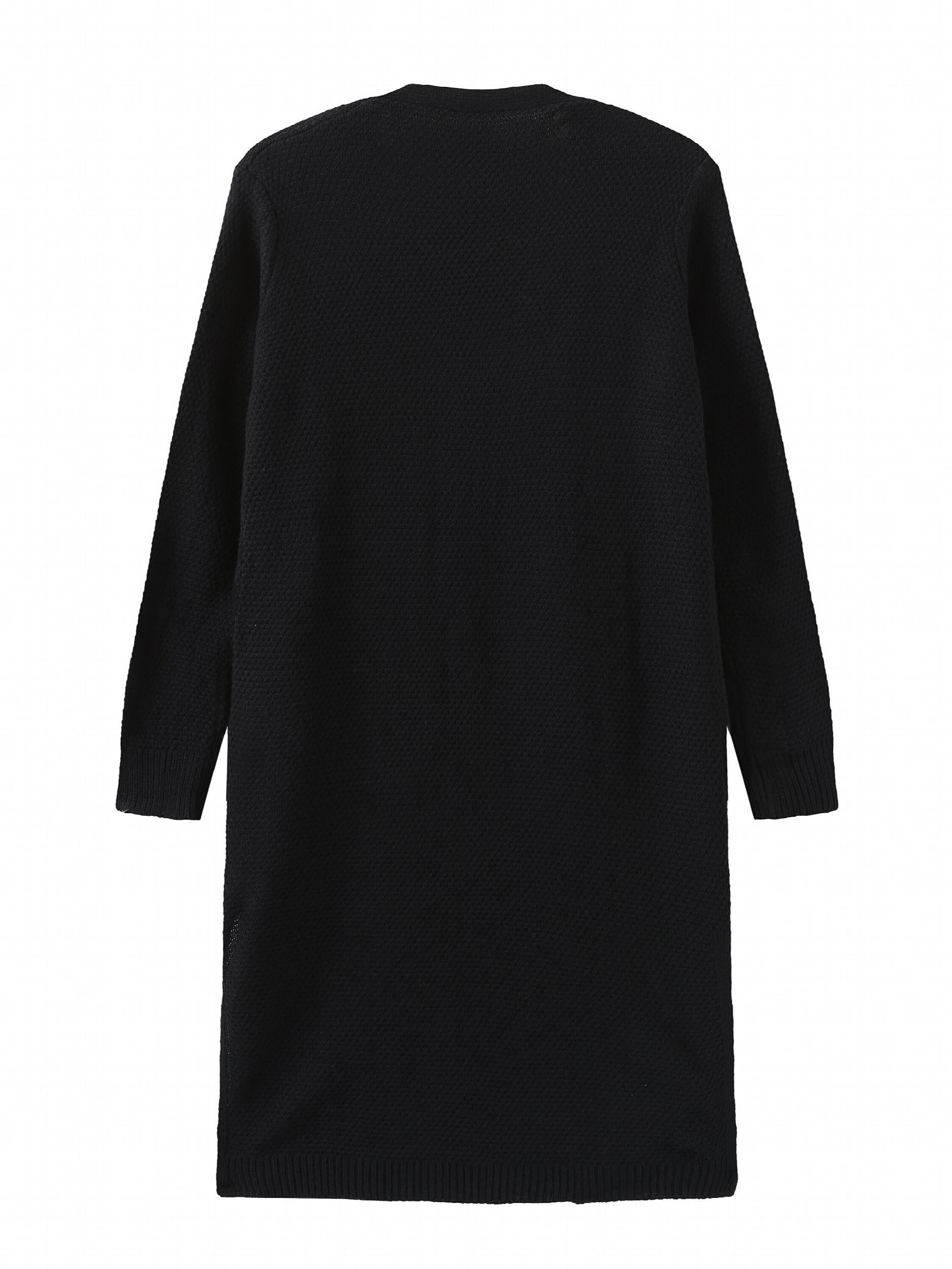 Boho Long Sleeve Side Split Cardigan for Women