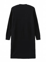 Boho Long Sleeve Side Split Cardigan for Women