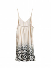 Leopard Print V Neck Cami Sleep Dress