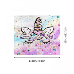 Unicorn Print Picnic Mat Lightweight Waterproof Sandproof for Outdoor Adventures