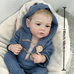 Realistic Boy Reborn Doll with Outfit & Accessories