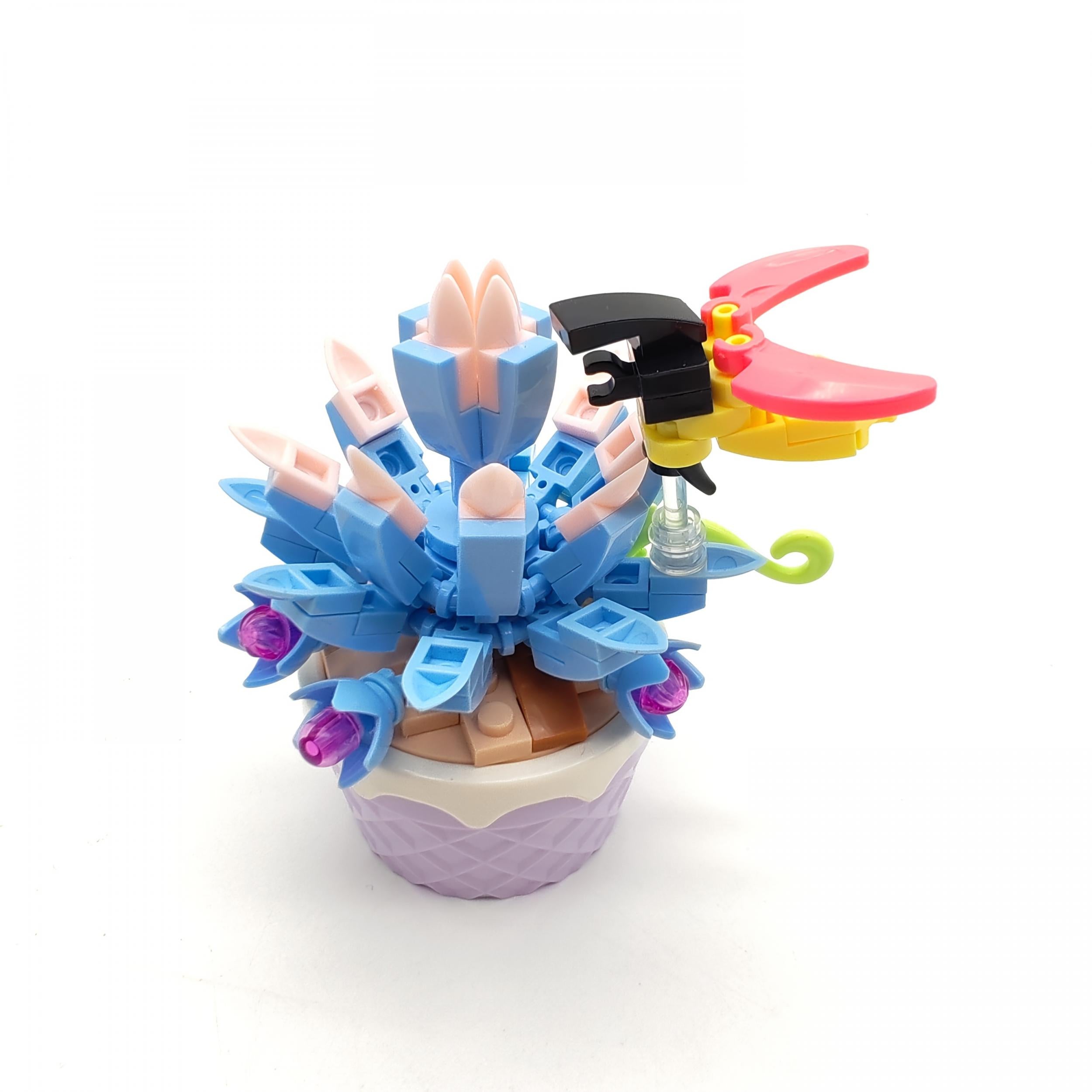 Diamond Particle Stone for Lotus Rose Bouquet and Building Blocks