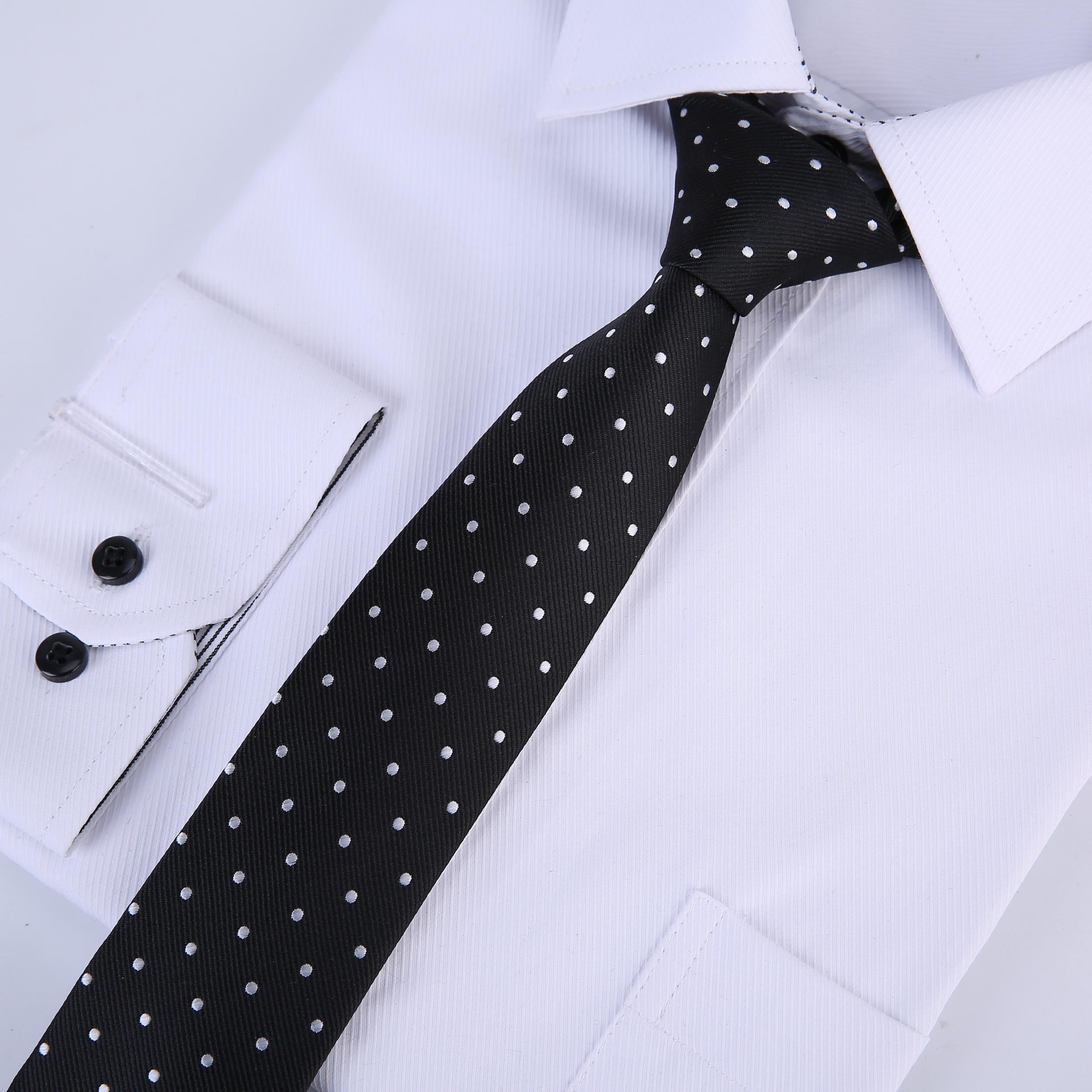 1200Needles Men's Dot Printed Neck Tie