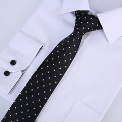 1200Needles Men's Dot Printed Neck Tie