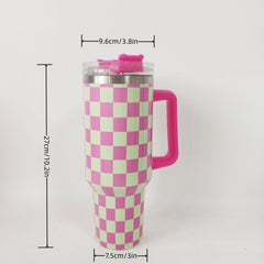 40oz Stainless Steel Insulated Water Bottle Leakproof with Lid Straw