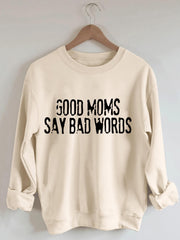 Letter Graphic Print Sweatshirt Long Sleeve Crew Neck Pullover Sweatshirt