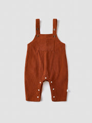 Autumn Baby Cotton Overalls Solid Bodysuit with Pockets