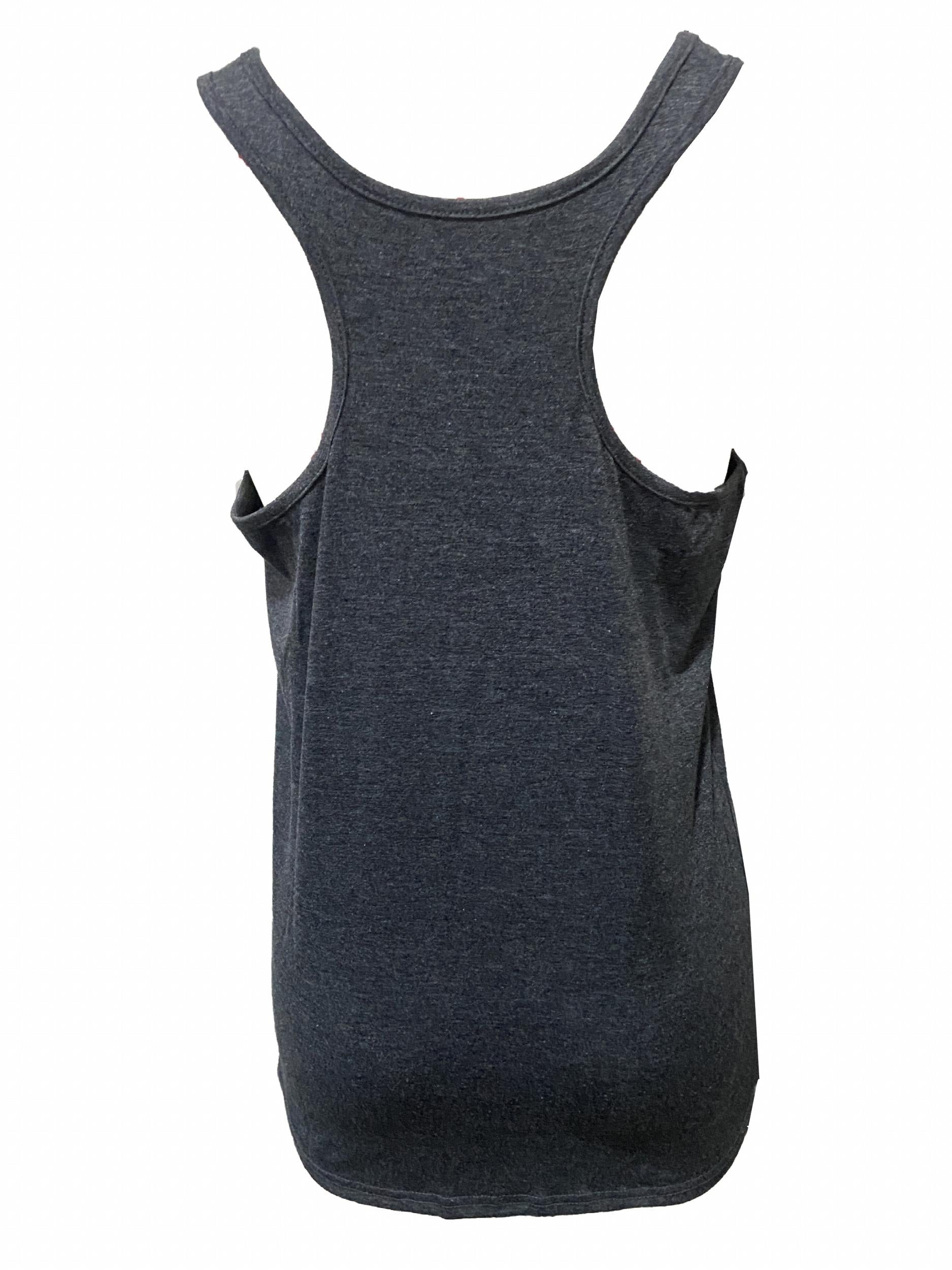 Rainbow Heart Print Tank Top Sleeveless Casual Summer Women's Clothing