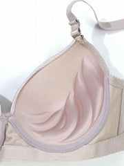 2pcs Solid Push Up Bra Soft & Comfortable Anti sagging Everyday Bra