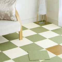 10pcs Soft Foam Mat Interlocking Shaggy Anti-slip Area Rugs for Home Decor