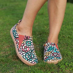 Floral Printed Slip On Canvas Shoes for Women