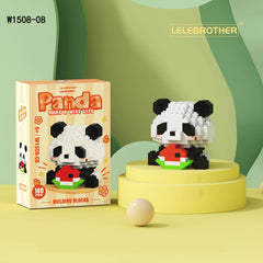 Panda Q Building Block Cartoon Dolls for Kids - Educational Puzzle Toy