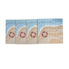 16x16 Beach Printed Bottom Board Ocean Beach Pattern Toy Accessory