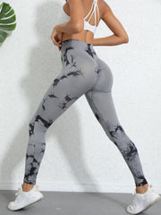 Tie Dye Seamless Fitness Leggings High Waist Yoga Pants