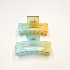 2pcs Gradient Claw Clips Hair Clips - Princess Decorative Hair Accessories