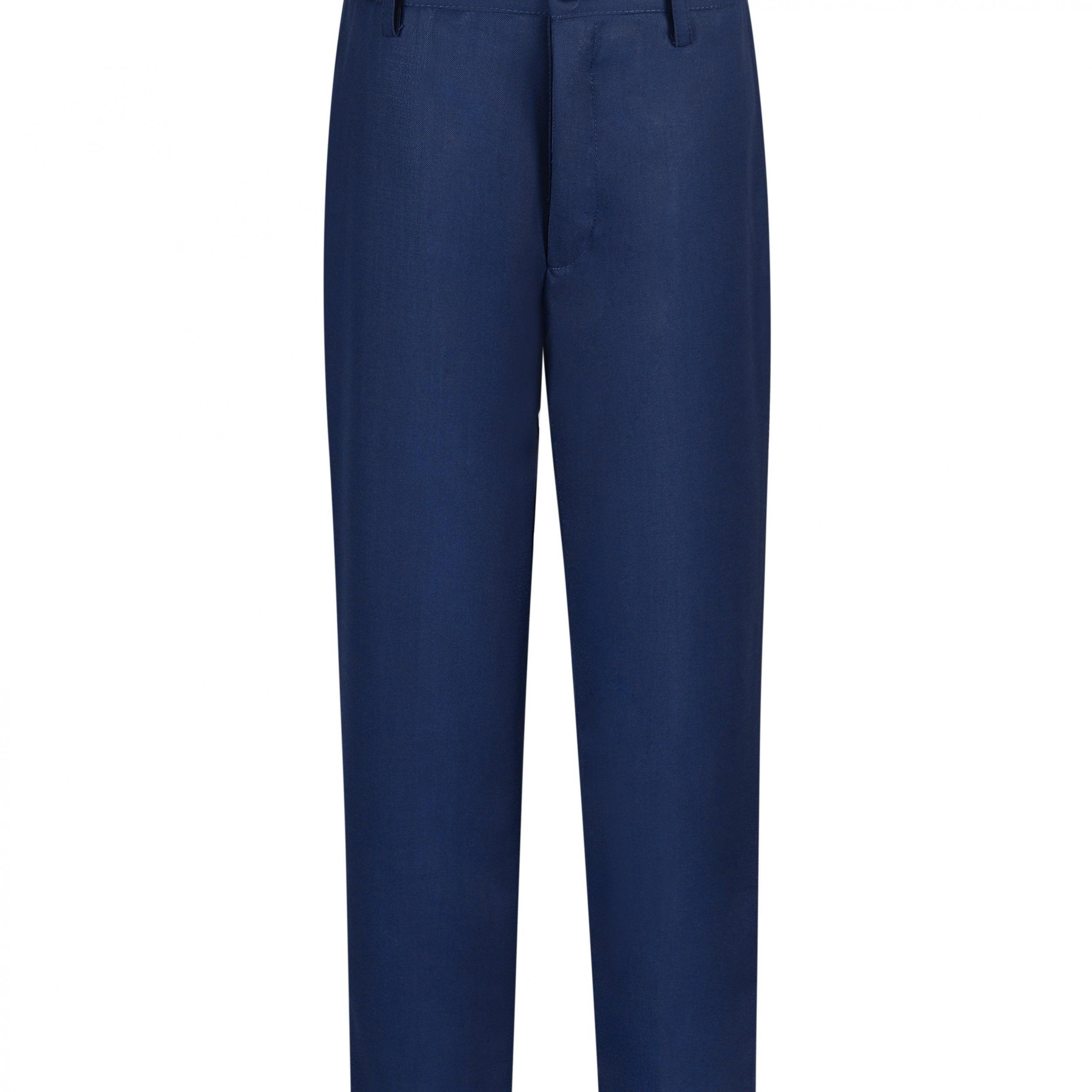 Boys Dress Pants Slim Fit Preppy Suit Pants with Pocket
