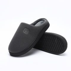 Plush Lined Slippers Soft & Warm Non Slip Memory Foam Shoes