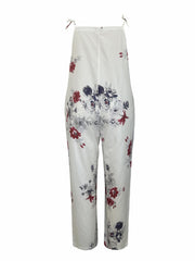Plus Floral Print Wide Leg Cami Jumpsuit