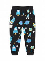 Space Planet Rocket Boys Jogger Sports Pants