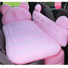 Cartoon Car Bed Flocking Travel Mattress with Stopper