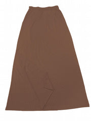 High Waist Solid Split Maxi Skirt for Women