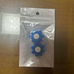 2pcs Flower Tennis Vibration Dampener Silicone Petal Racket Shock Absorbers