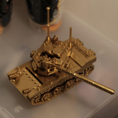 ABS Tank Model Kit Golden & Army Green Educational Toy