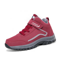Fur Lined Slip On Thermal Snow Shoes - Keep Warm