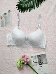 Lace Push Up Bra Comfy & Scallop Trim Bra Women's Lingerie