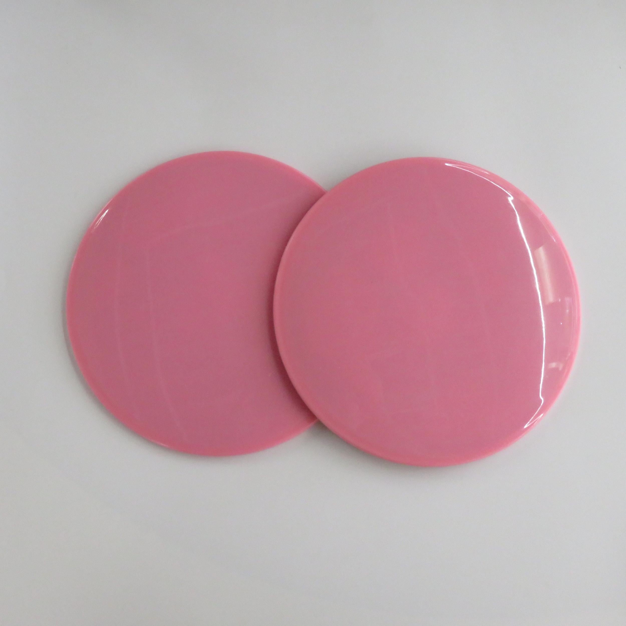 1 Pair 6.69in Round Yoga Sliding Discs Fitness Pads for Abdominal Core Training