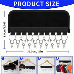 Hat Hanger Drying Rack For Clothes Underwear Ties Scarves Belts